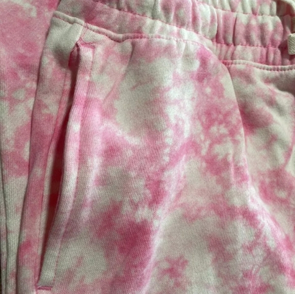 Girls Cat & Jack Pink Tie Dye Jogger Sweatpants - Picture 6 of 8